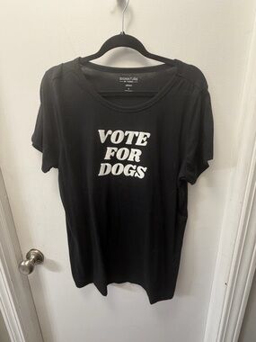 torrid Black 'VOTE FOR DOGS' Graphic Pet Tee